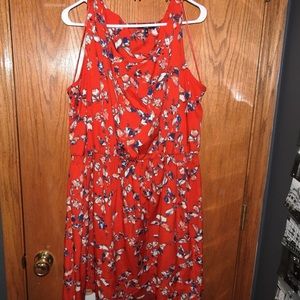 NEW LOOK ELASTIC WAIST FLORAL DRESS